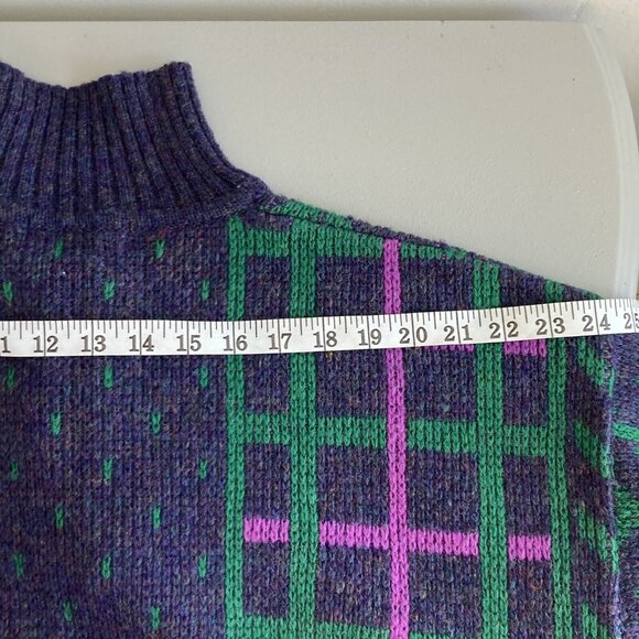 Conte of Florence Ski Sweater 90s Vintage Heavy Virgin Wool Grandpa Core… - Picture 11 of 14